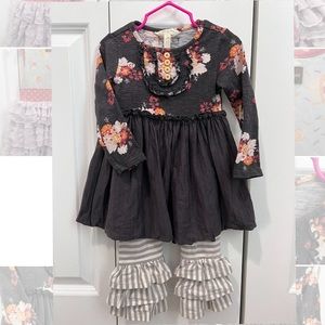 Matilda Jane Fall 18’ Dress & Leggings Set